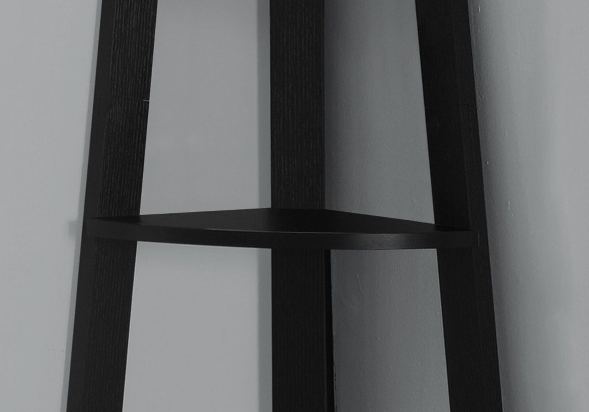 Bookshelf, Bookcase, Etagere, Corner, 5 Tier, For Office, Contemporary & Modern
