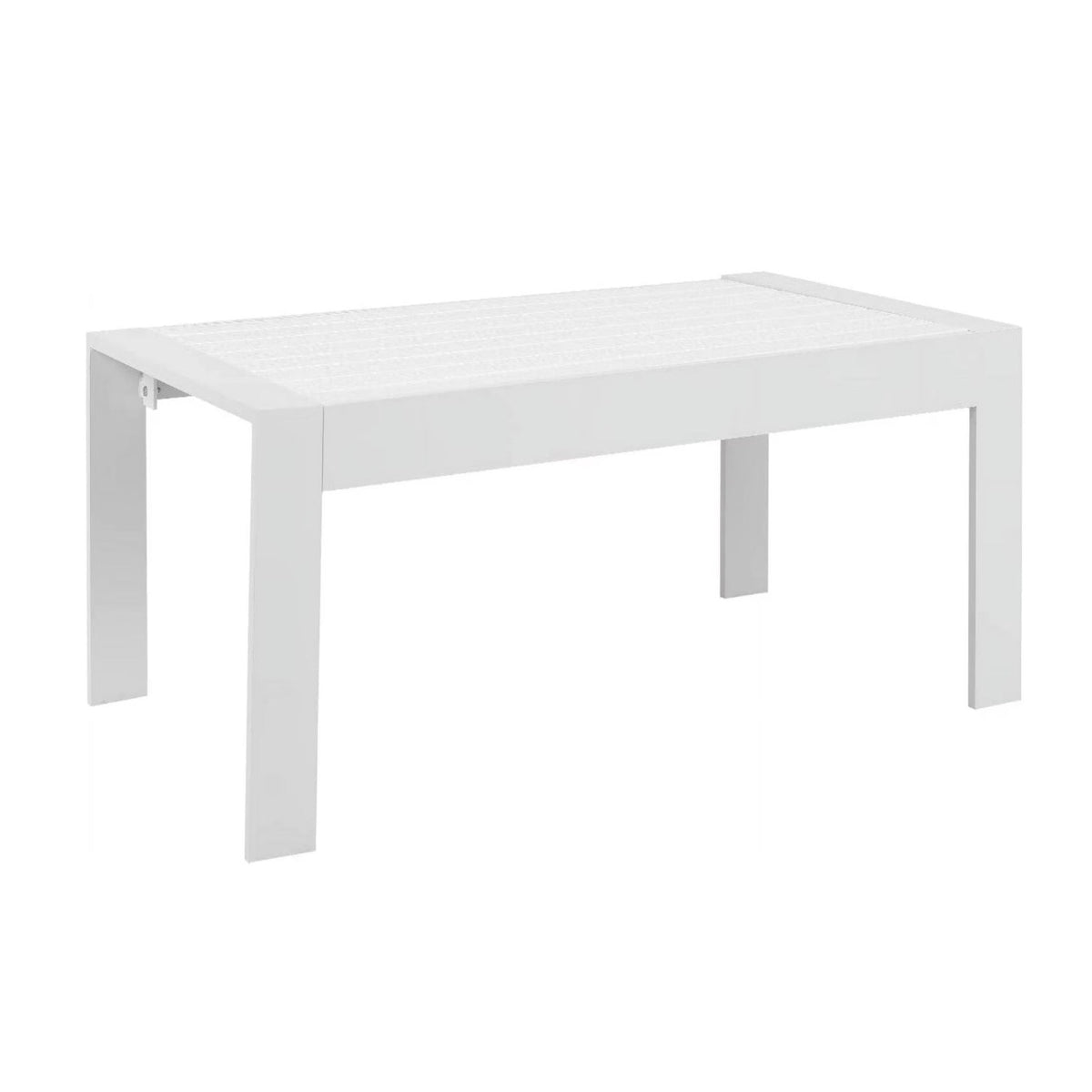 Modern 43" All-Weather Aluminum Patio Coffee Table
