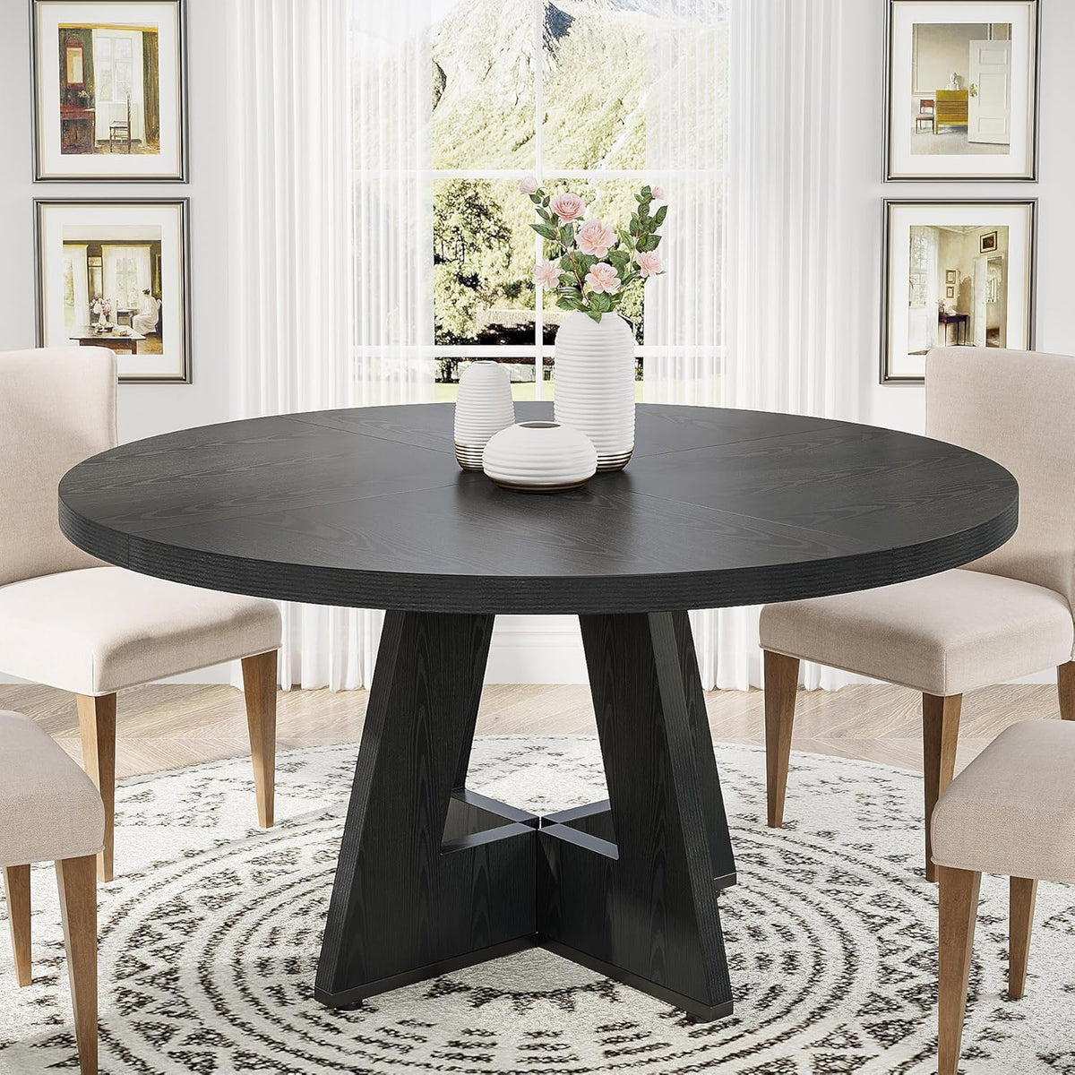 47" Round Farmhouse Dining Table