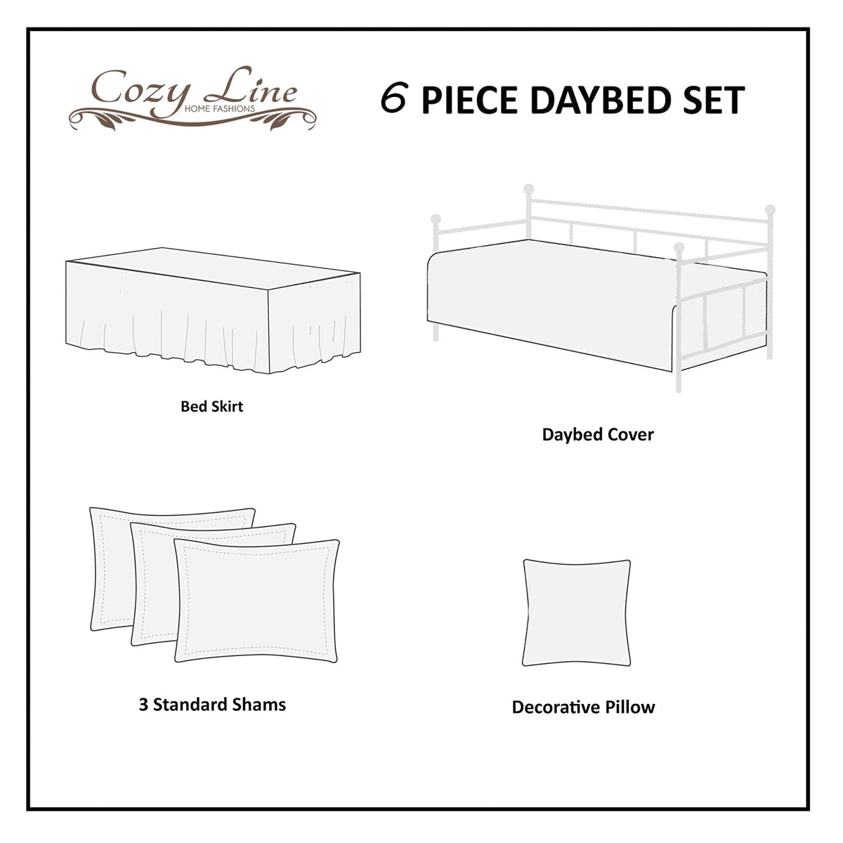 Lara Paisley Vintage Rustic Bronze Country Fall Floral Copper Cotton Reversible Quilt Bedding Set