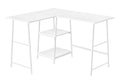 Computer Desk, Home Office, Corner, Storage Shelves, L Shape, Work, Laptop, Contemporary, Modern - Base