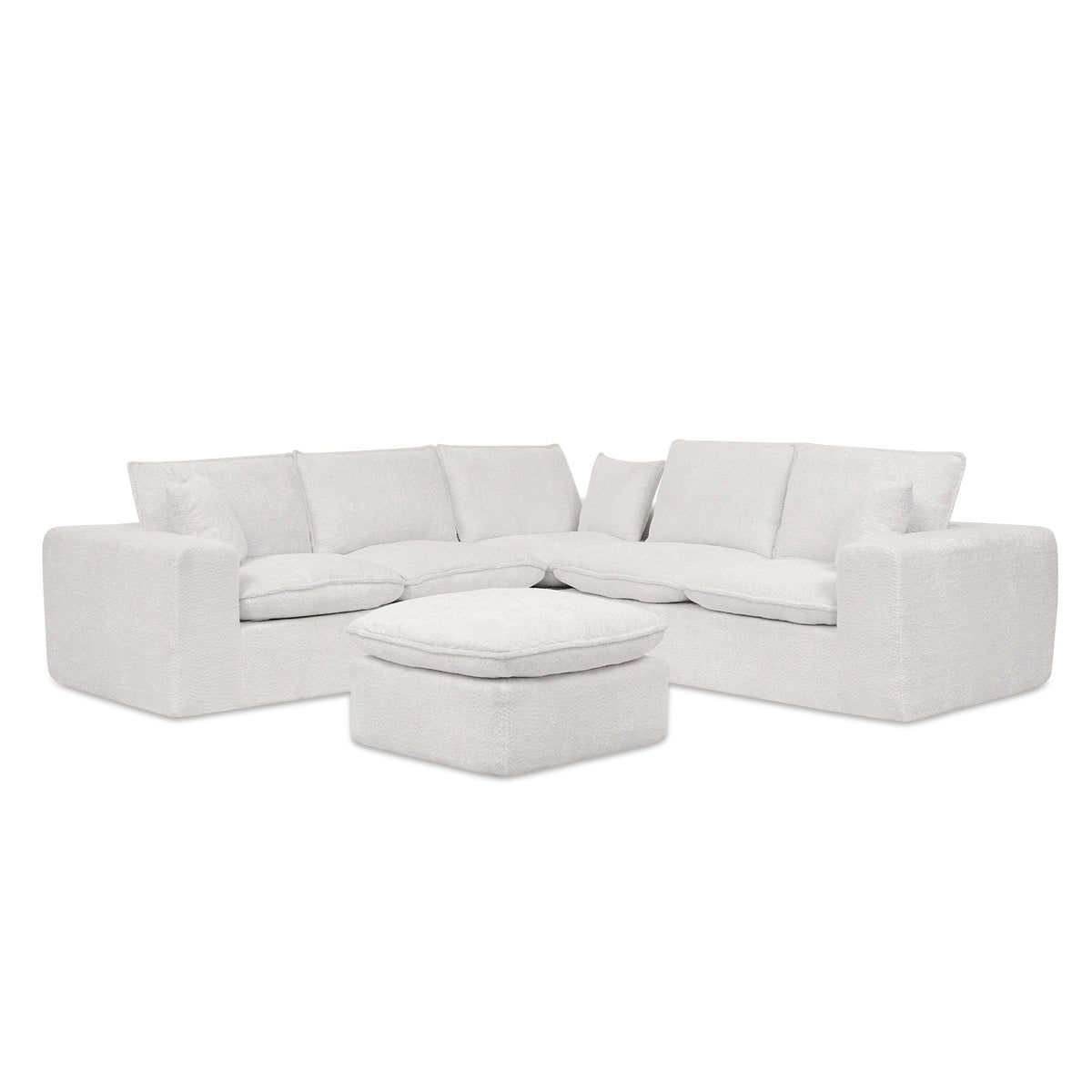 Sectional Sofa With Moveable Ottoman