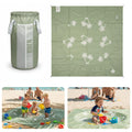 Baby Beach Splash Mat Green, 1 Piece, 78.74 x in Waterproof Polyester Portable Foldable