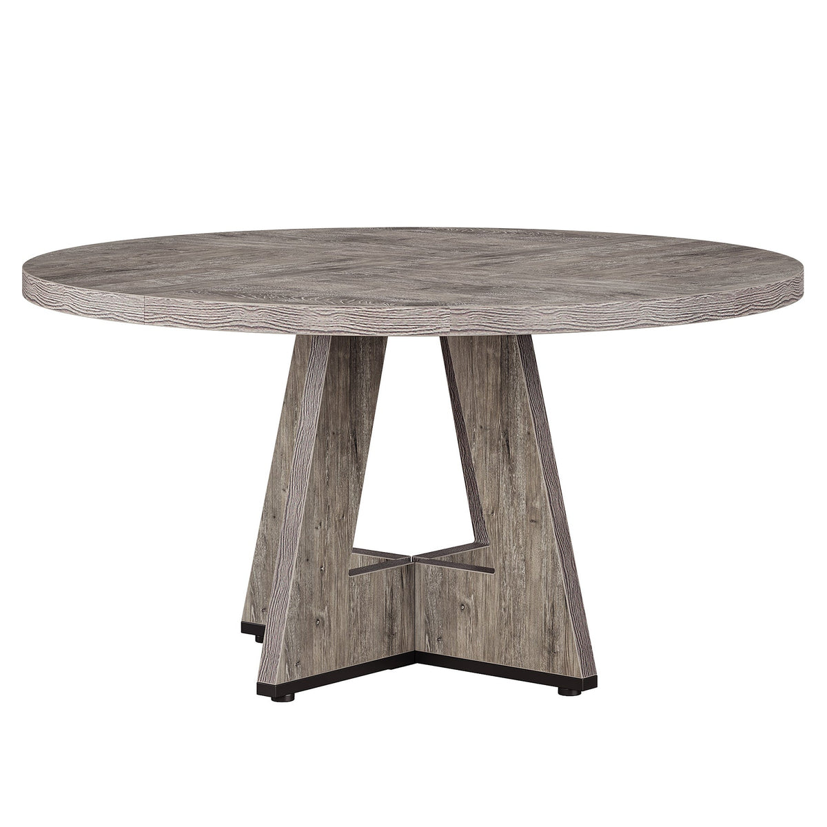 47" Round Farmhouse Dining Table – Rustic