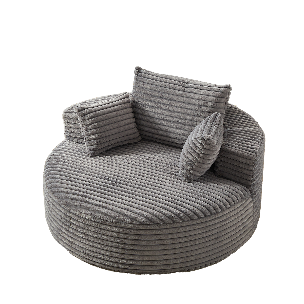 55'L Corduroy Sponge Single Sofa