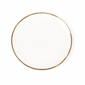 Narrow Gold Rim Salad Plate Plate- Set of 4