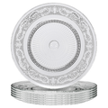 Classica Vintage Glass Plate, Set of 6