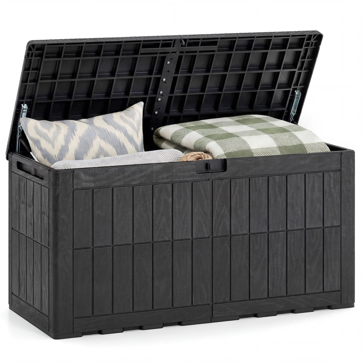 100 Gallon Outdoor Deck Box with Lockable Lid