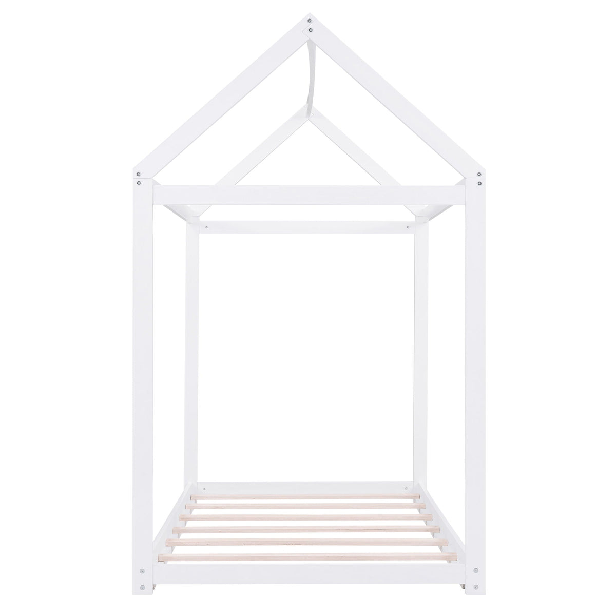 Wooden House Shaped Bed