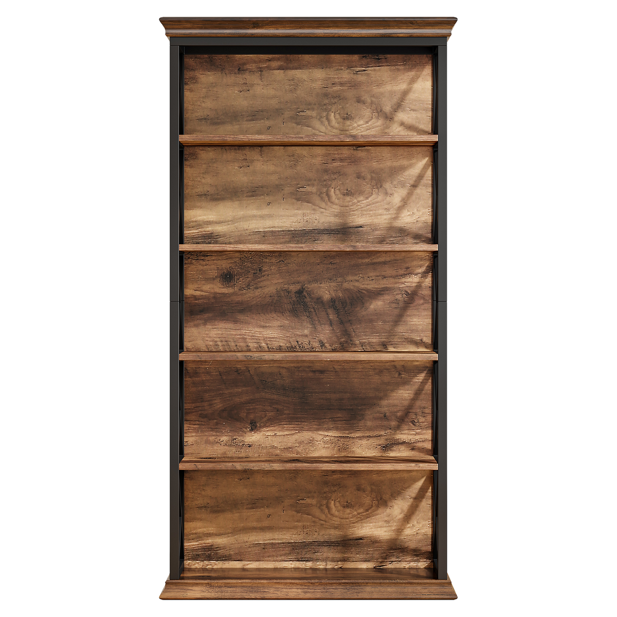 70.8" 6-Tier Industrial Bookcase