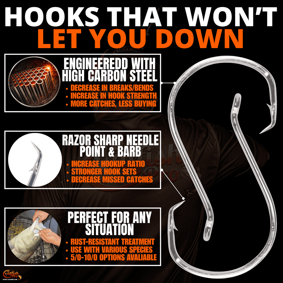 Double Offset Circle Hooks 8/0 - Value Pack