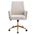 Ergonomic Mid-Back Office Chair With Striped Fabric