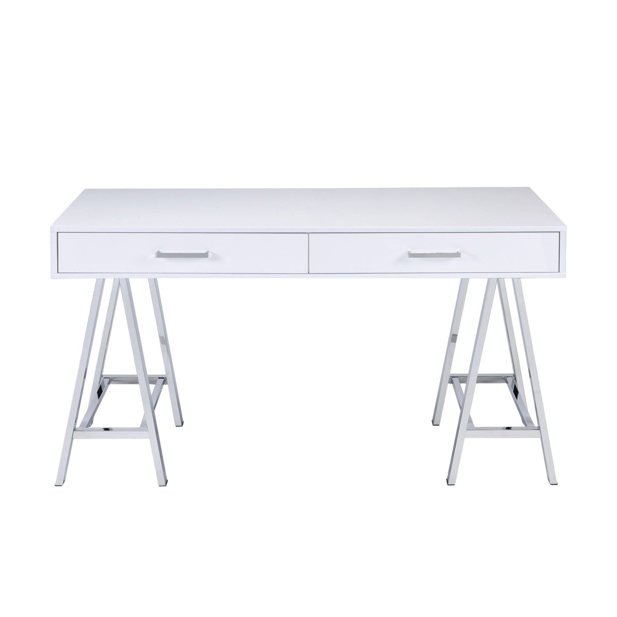 Coleen - High Gloss Writing Desk With USB