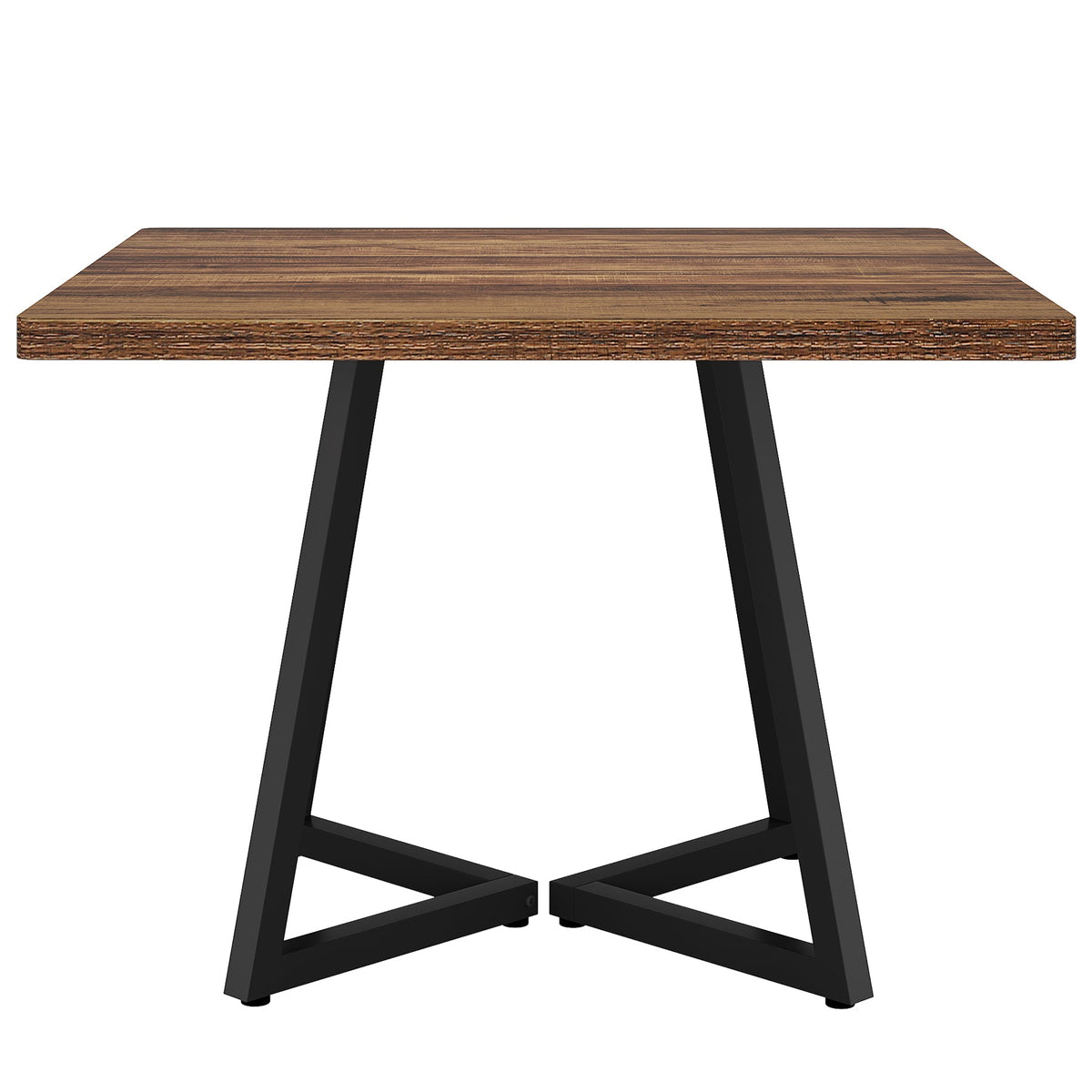 31.5" Square Rustic Dining Table for 2-4