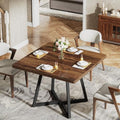 31.5" Square Rustic Dining Table for 2-4