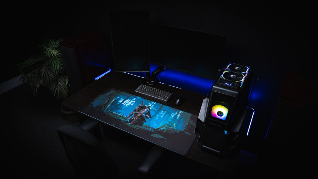 "Hunted" — Rust Deskmat
